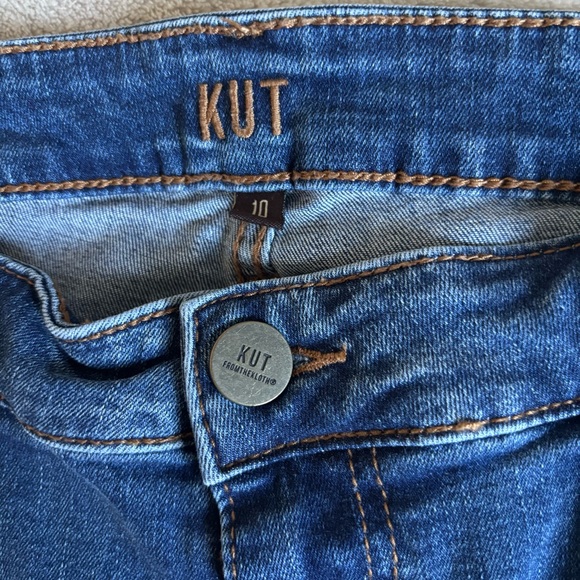 KUT From The Kloth Women's Blue Denim Shorts Size 10 - Picture 4 of 9